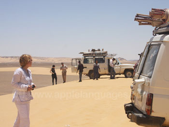 Exkursion in die Wüste