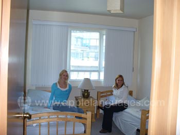 Students in shared apartment