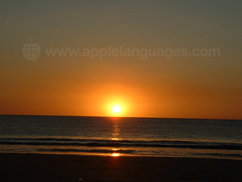 Sunset over Samara Beach