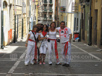 Students in Pamplona