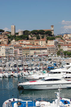 The marina, Cannes