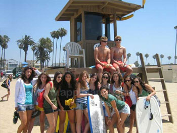 Students with Lifeguards