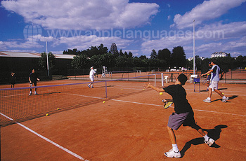 Tennis lesson