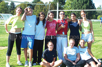 Football at the summer camp