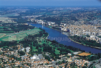 Aerial view of Vichy