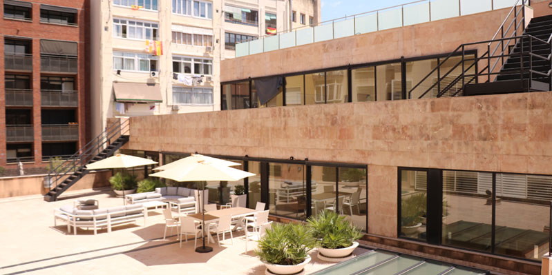 Barcelona terrace - cafeteria