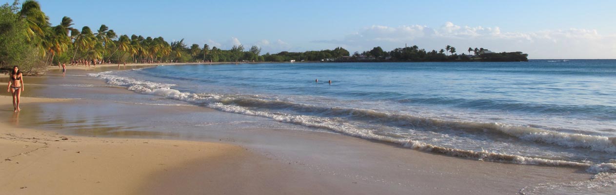 Strand in der Nähe von Fort-de-France, Martinique