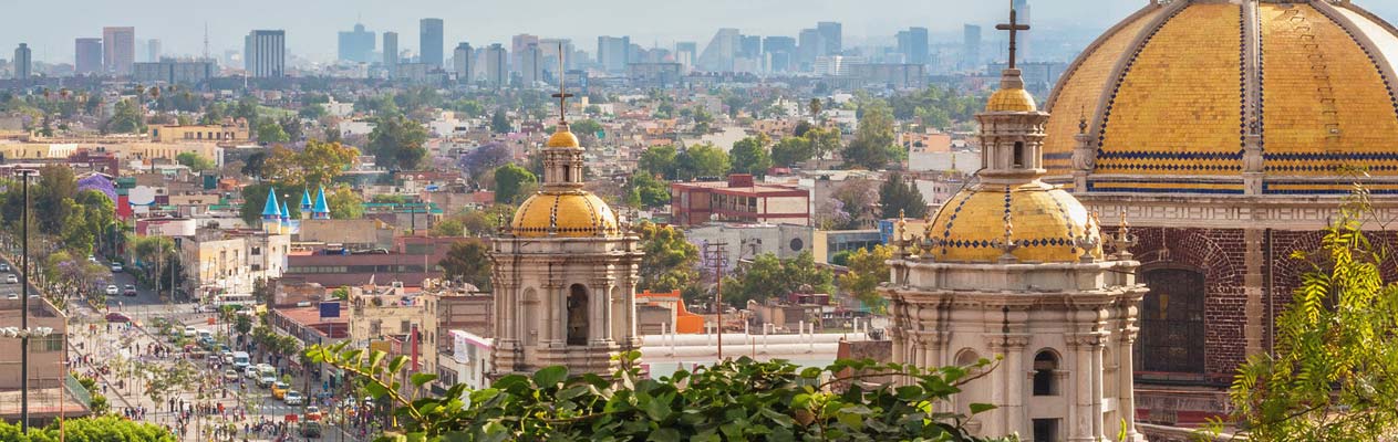 Ausblick auf Mexico City