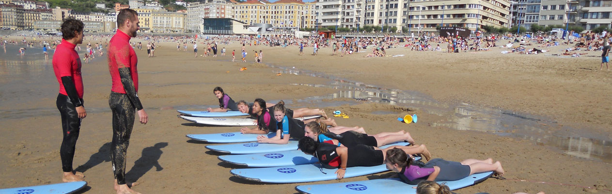 Surfen in San Sebastian