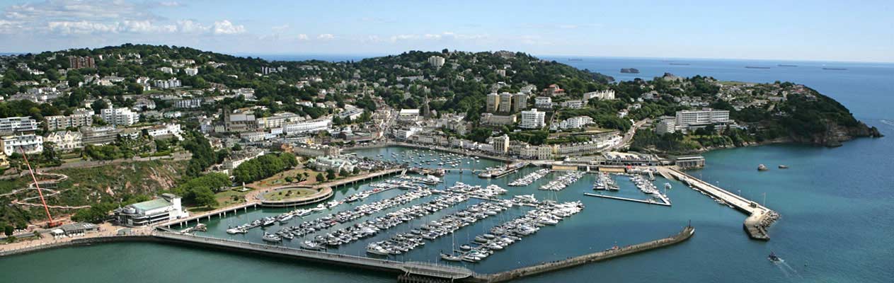 Torquay, Küstenstadt in England